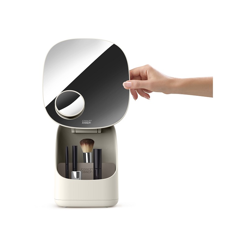 Joseph Joseph Viva Standspiegel mit Kosmetik-Organizer