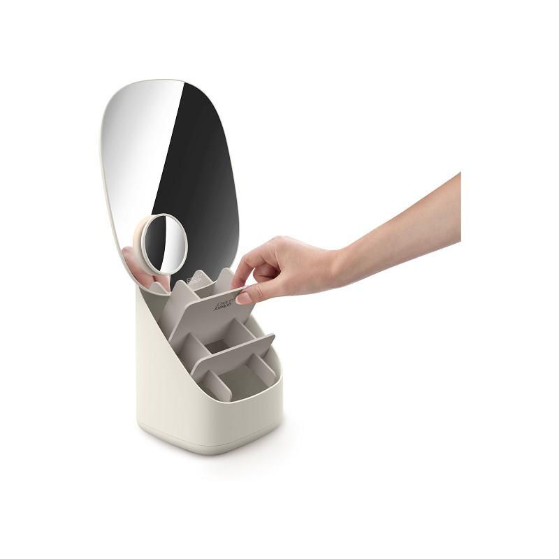 Joseph Joseph Viva Standspiegel mit Kosmetik-Organizer