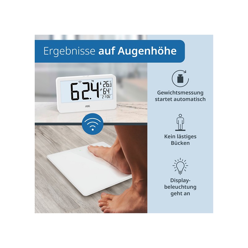 ADE Personenwaage BE2500-2 Ronja mit externem Display