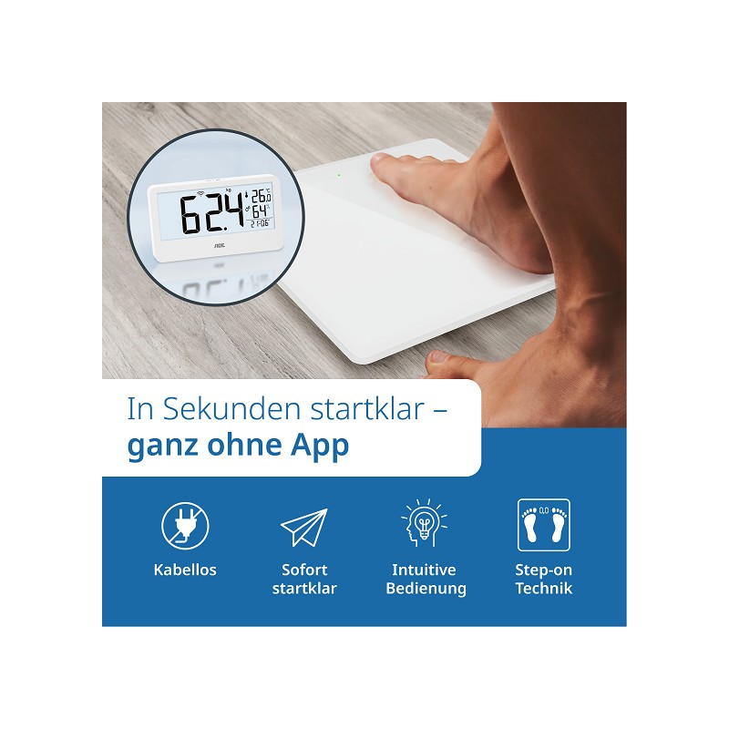 ADE Personenwaage BE2500-2 Ronja mit externem Display