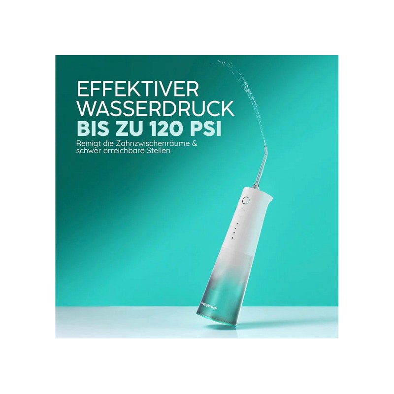 happybrush Munddusche Eco Flow weiß