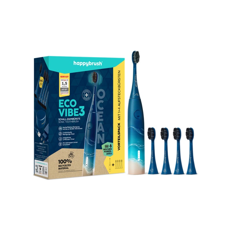 happybrush Ocean V3 Bundle inkl. Aufsteckbürsten