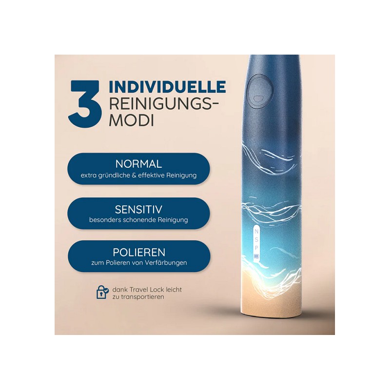 happybrush Ocean V3 Bundle inkl. Aufsteckbürsten