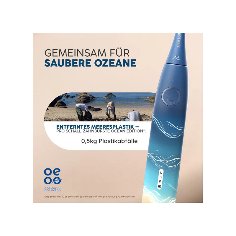 happybrush Ocean V3 Bundle inkl. Aufsteckbürsten