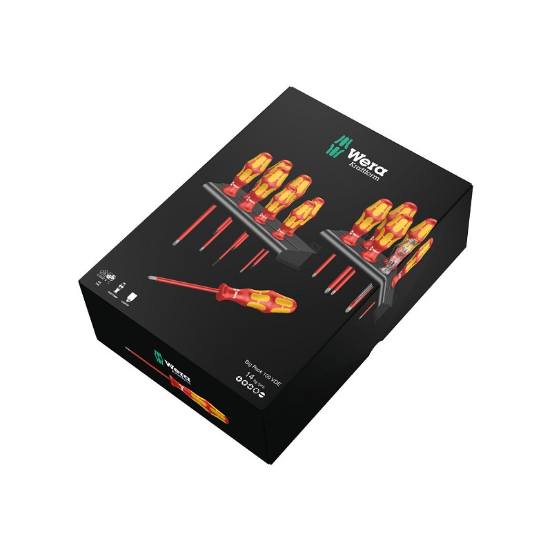 Wera Kraftform Big Pack 100 VDE