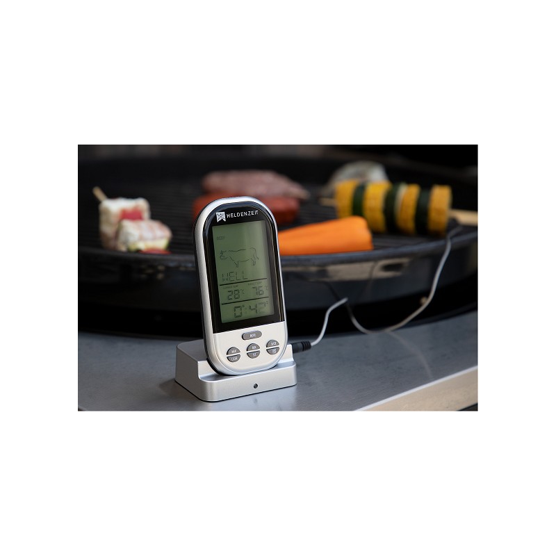 Heldenzeit Grill-Thermometer drahtlos