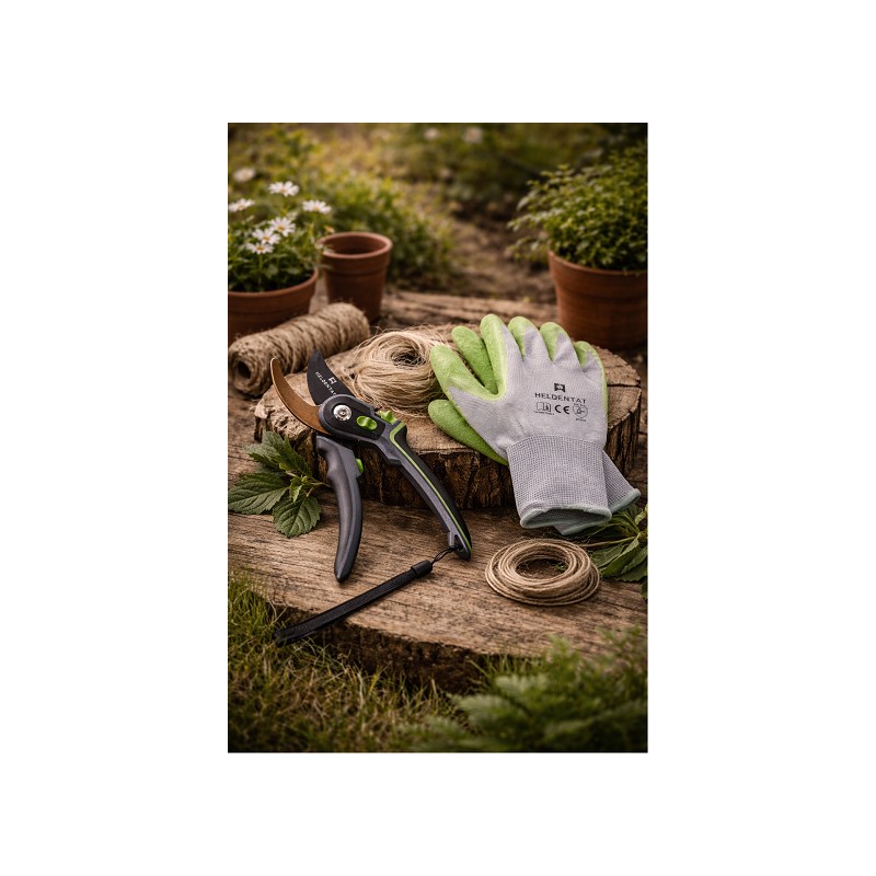 HELDENTAT Set Gartenschere SK5 + Handschuh