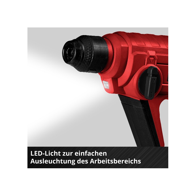 EINHELL Akku-Bohrhammer mit 3 Bohrern - TC-BH 18-3B