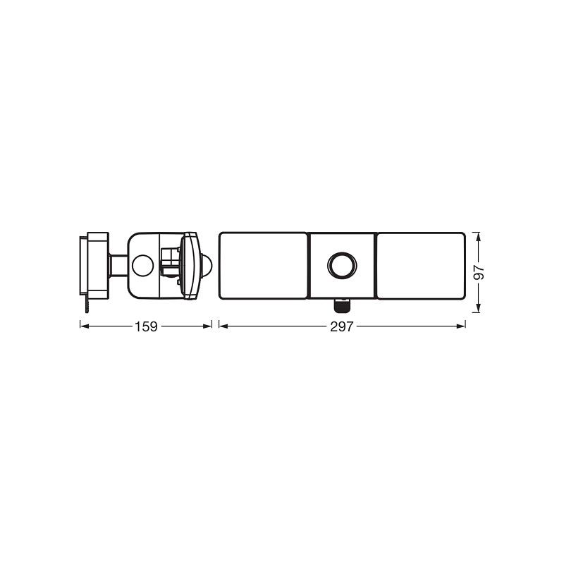 OSRAM Endura LED Akku Wandstrahler mit Sensor