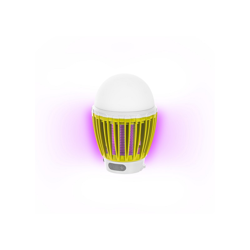 Genius 3in1 Lichtfalle - Insektenschutz, Taschen- & Hängelampe
