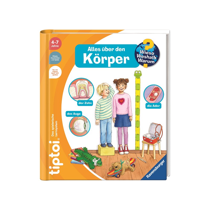 Ravensburger tiptoi® Wieso? Weshalb? Warum? Alles über den Körpe