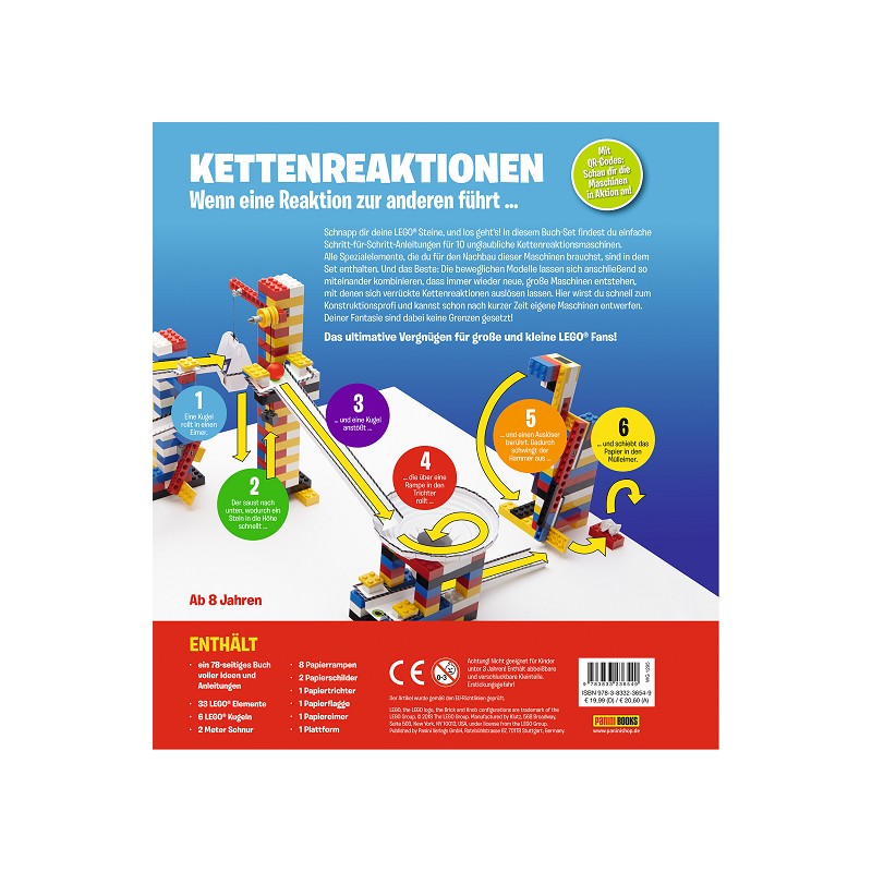 LEGO&reg; Kettenreaktionen: Baue dir 10 bewegliche Maschinen