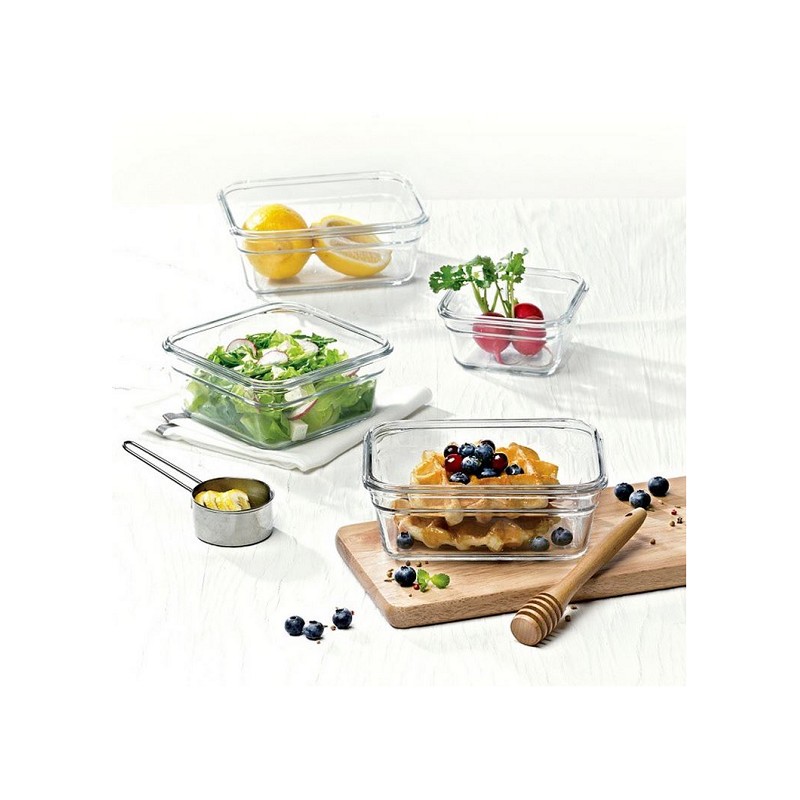 Glasslock Glas-Frischhaltedosen-Set 3-tlg.
