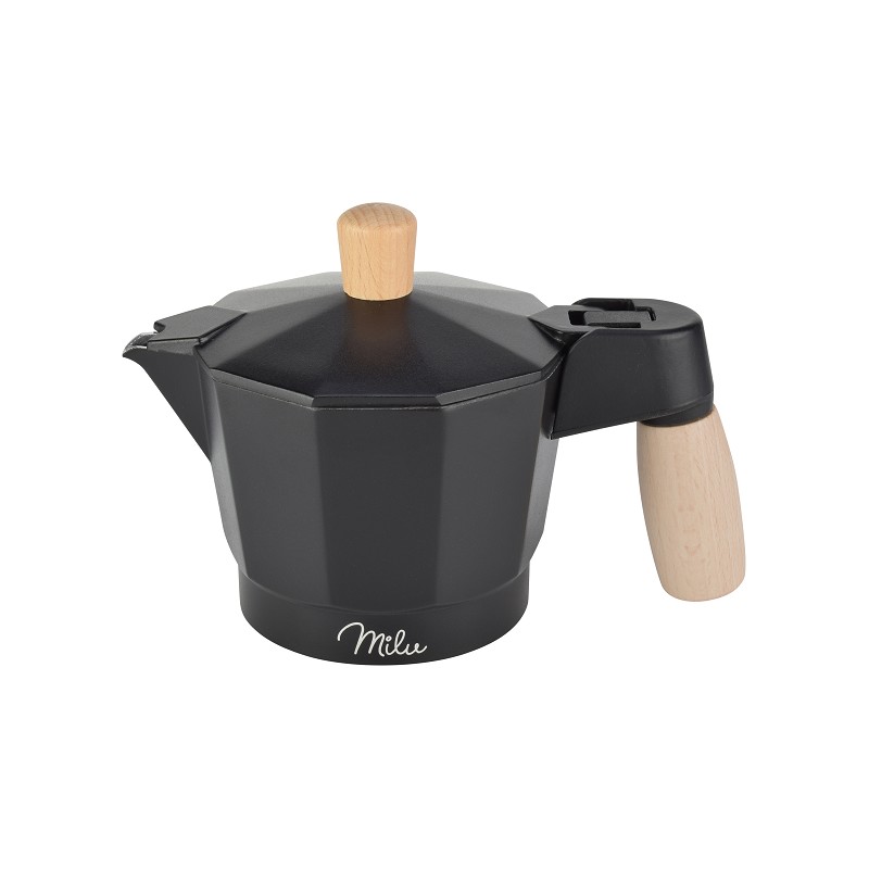 Milu Espressokocher-Set 5-tlg. mit Echtholz-Griff