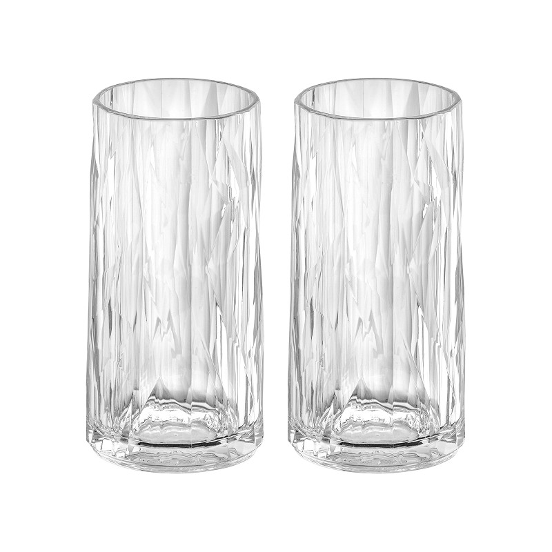 koziol 2-tlg. Longdrinkglas-Set Superglas CLUB No.8