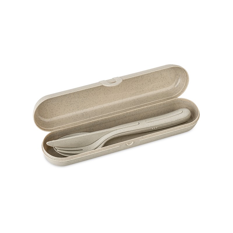 koziol KLIKK READY Besteck-Set desert sand