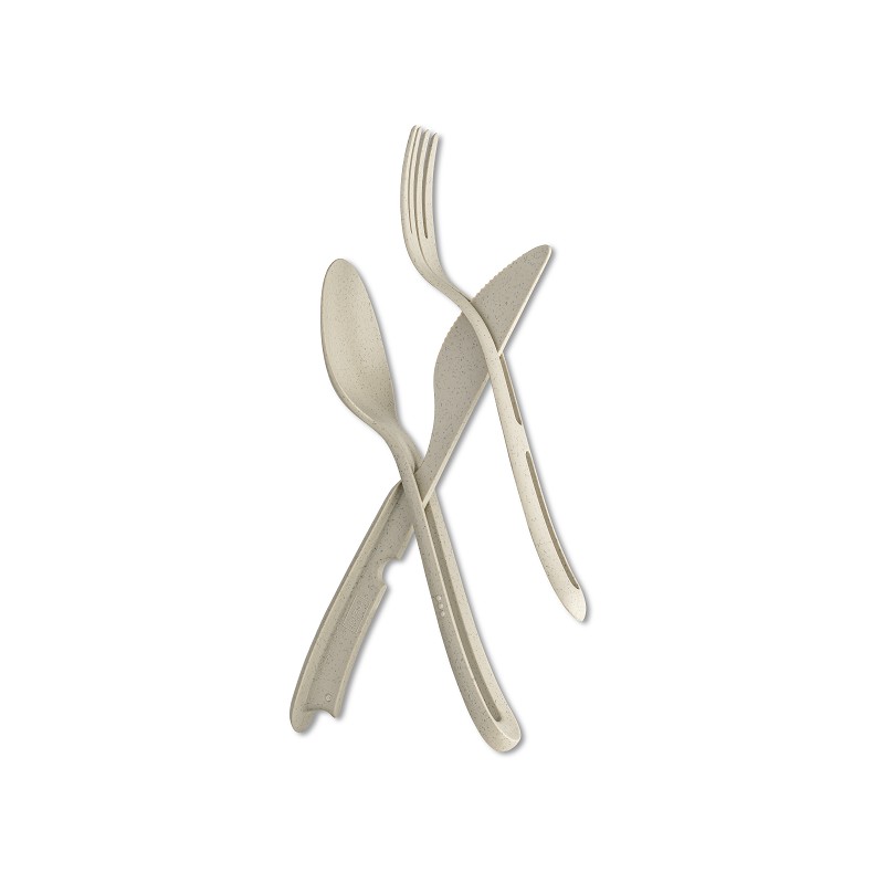 koziol KLIKK READY Besteck-Set desert sand