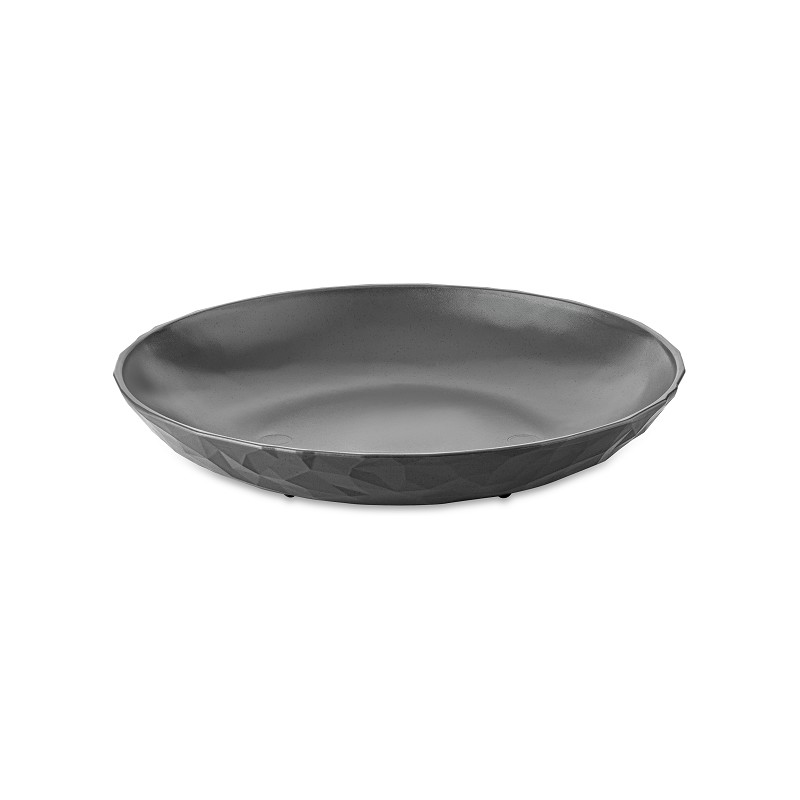 koziol CLUB PLATE tief 2er-Set ash grey