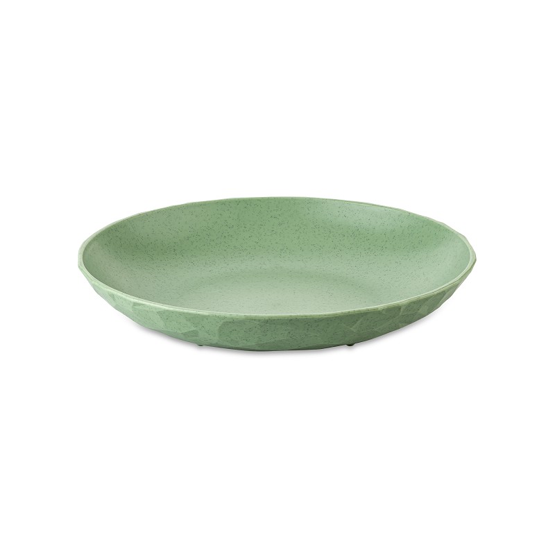koziol CLUB PLATE tief 2er-Set leaf green