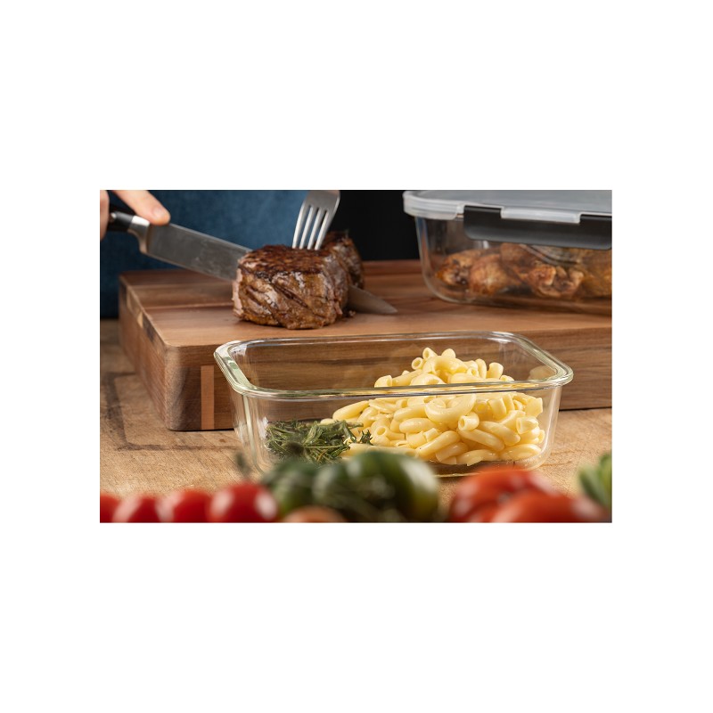 Berndorf Glas-Frischhaltedosen-Set 2-tlg. rechteckig