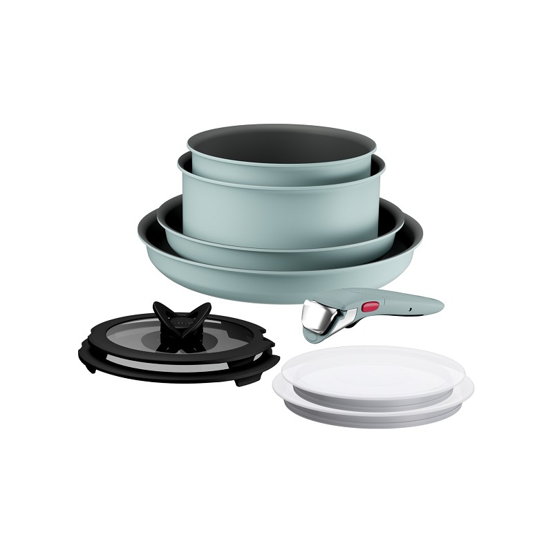 Tefal Ingenio Halo Colors Kochgeschirr-Set 9-tlg.