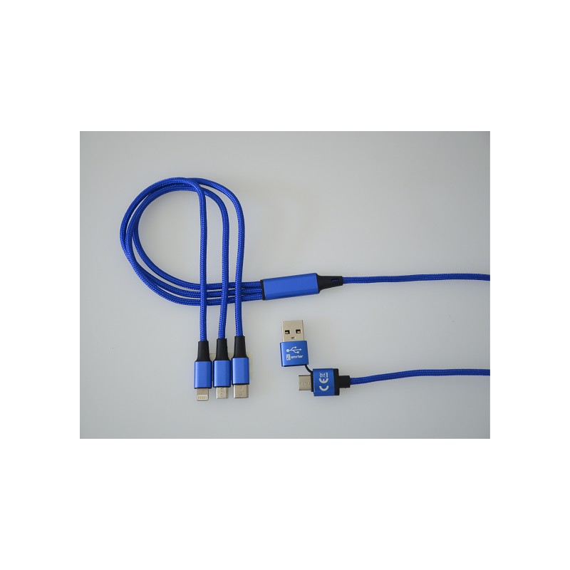 smrter Hydra ULTRA Ladekabel blau