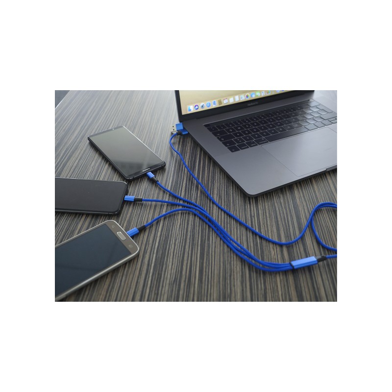 smrter Hydra ULTRA Ladekabel blau