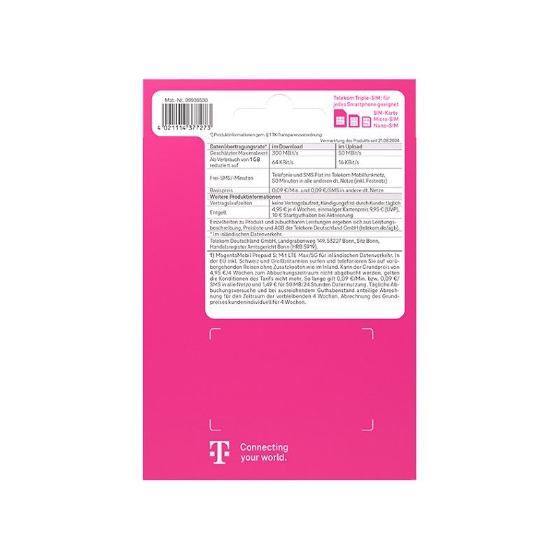 Telekom MAGENTA MOBIL Prepaid S