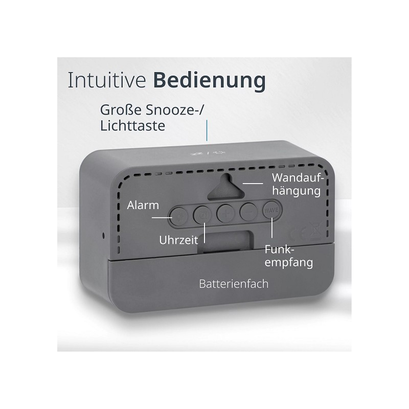 ADE Digitaler Funkwecker