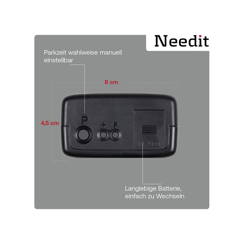 Needit Park Micro - Elektrische Parkscheibe