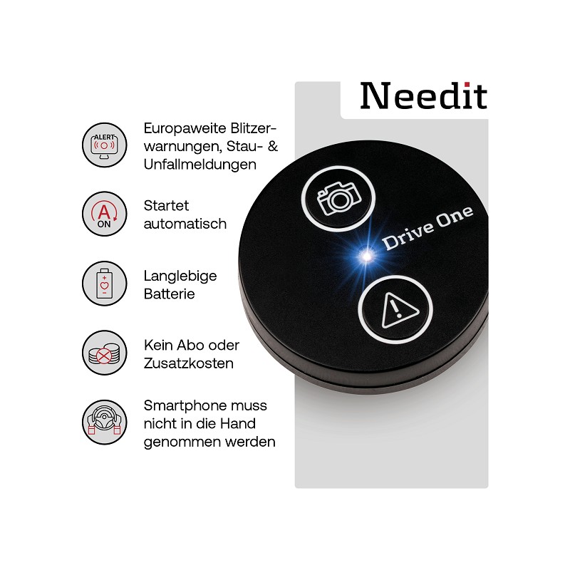 Needit DriveOne Verkehrswarner