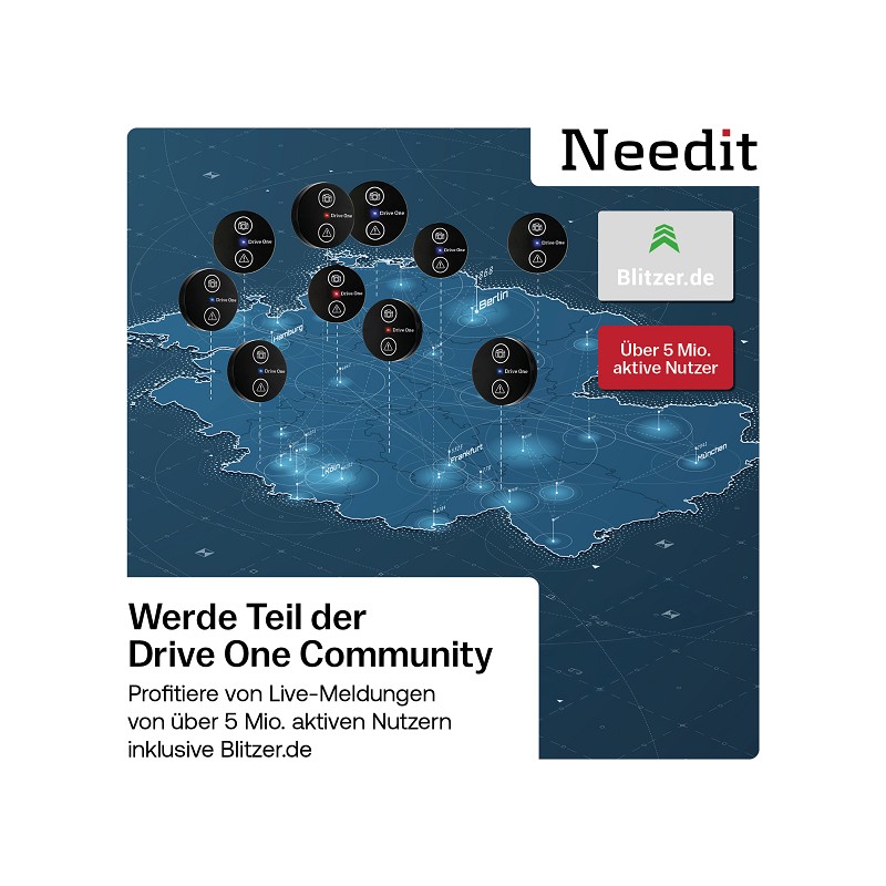 Needit DriveOne Verkehrswarner