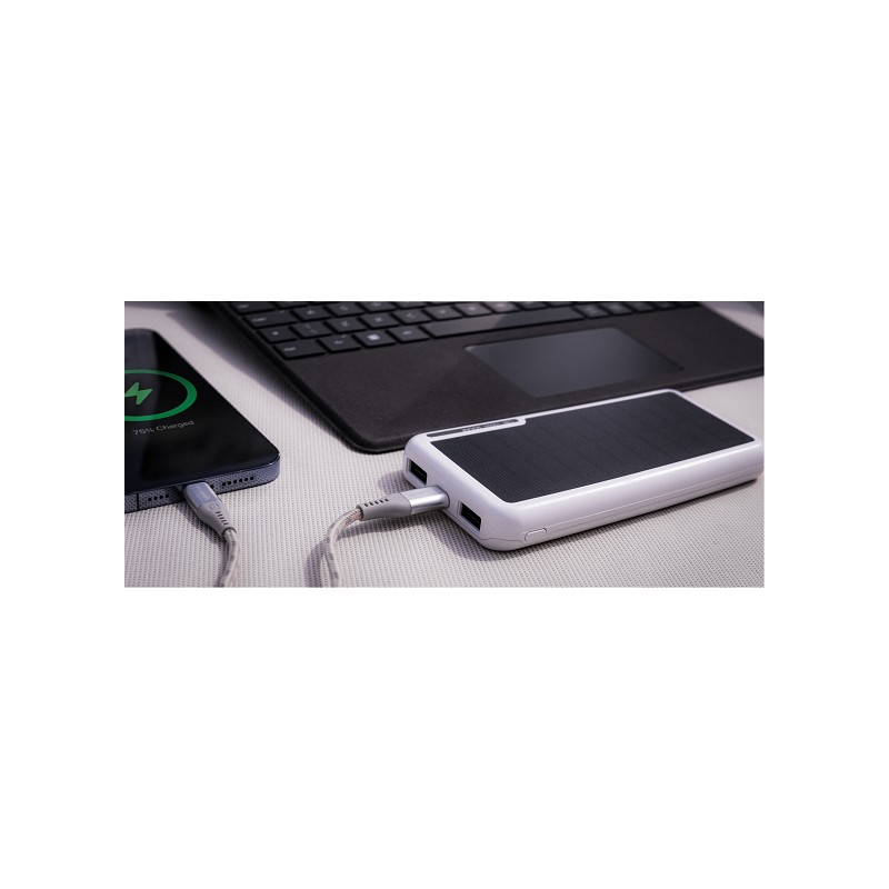 Boompods Obi Solar White Powerbank