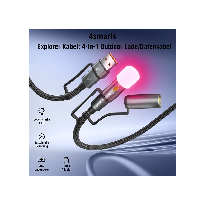 4smarts 4in1 USB-C Kabel Explorer