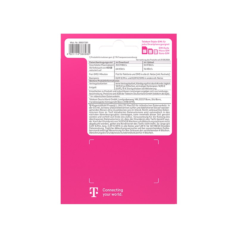 Telekom Magenta Mobil Prepaid L