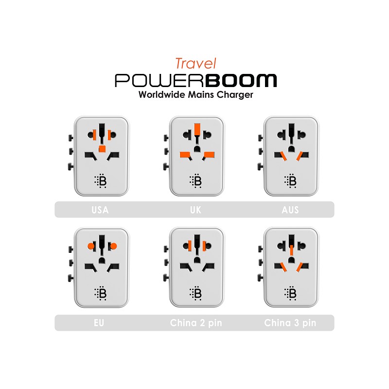 Boompods Travel Powerboom Charger