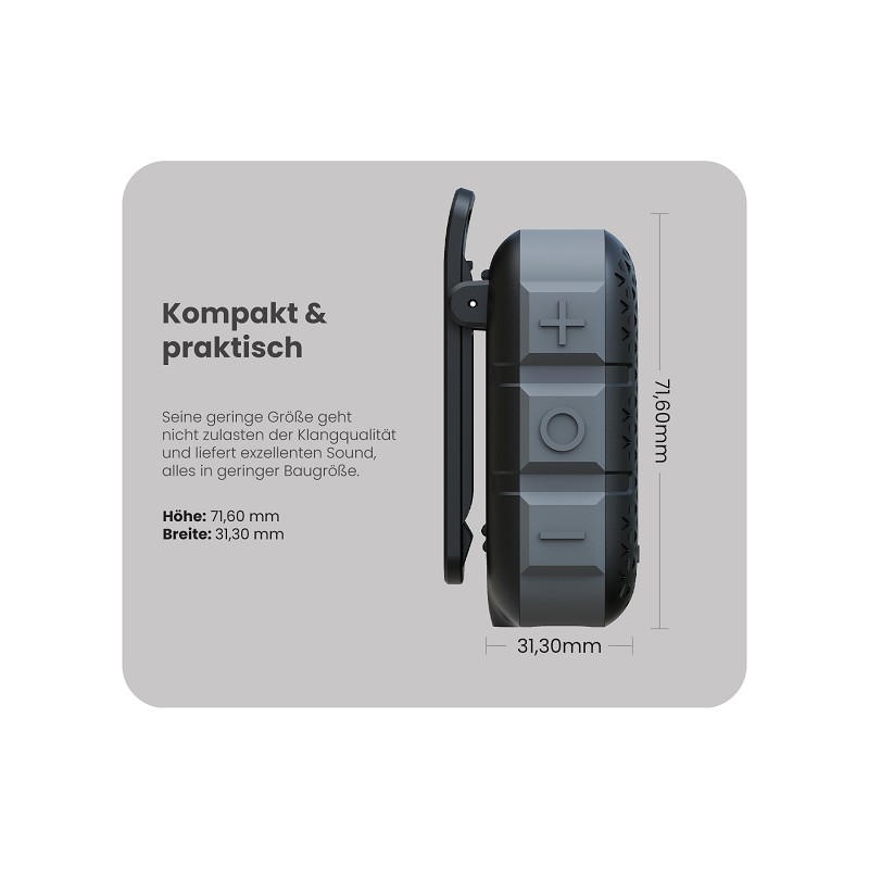 HiFuture Pocket S Lautsprecher schwarz