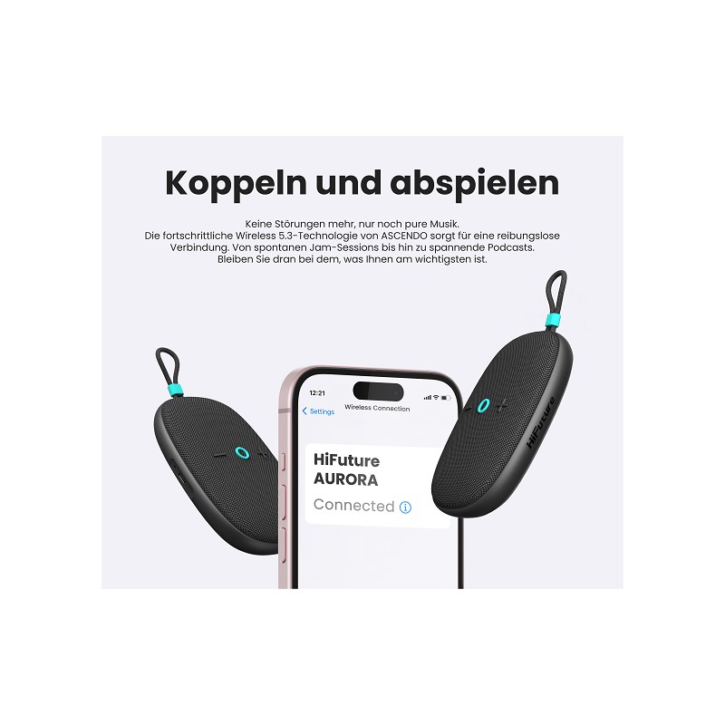 HiFuture Ascendo Lautsprecher schwarz
