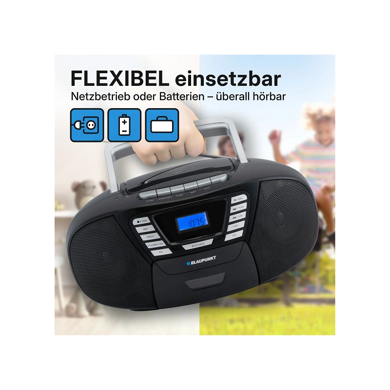 Blaupunkt CD Radio mit Kassettenplayer B 120 BK