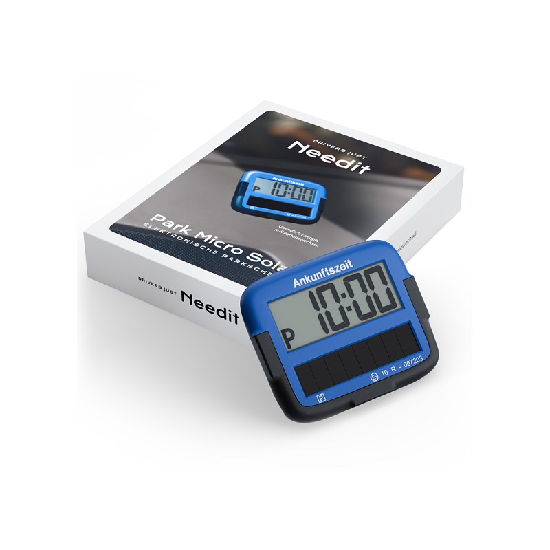 Needit Park MICRO SOLAR Blau Parkscheibe