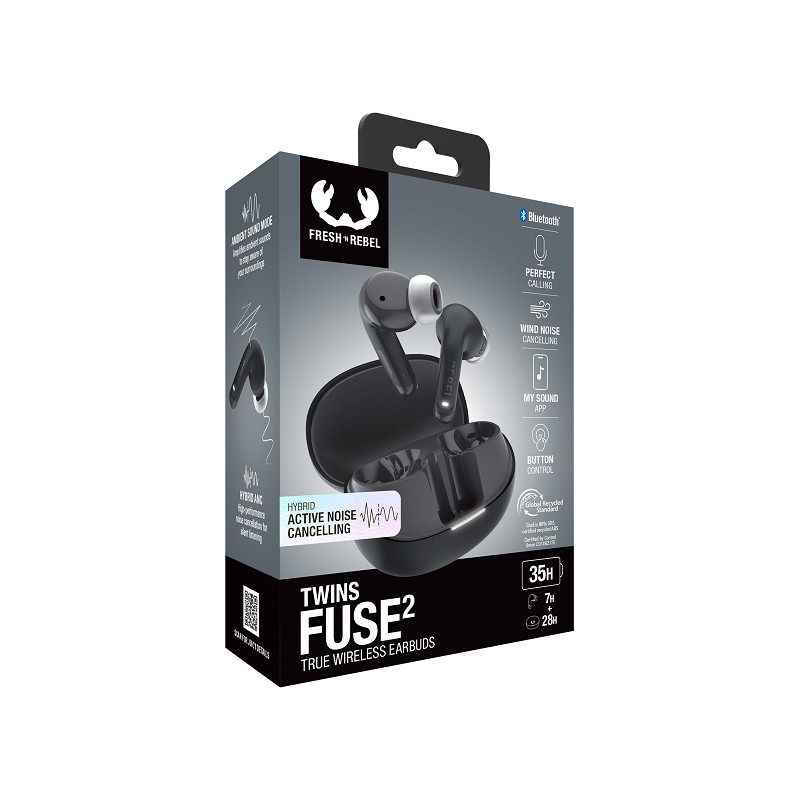 Fresh n Rebel Twins Fuse 2 ANC In-Ear Kopfhörer Grey