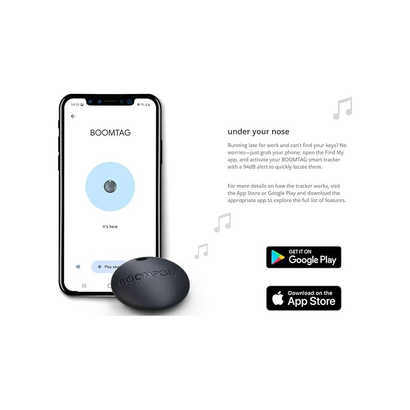 Boompods Boomtag Universal (Android und Apple)