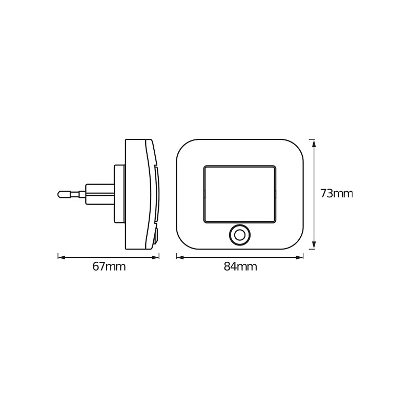 3er SET Osram Lunetta Hall Sensor weiß