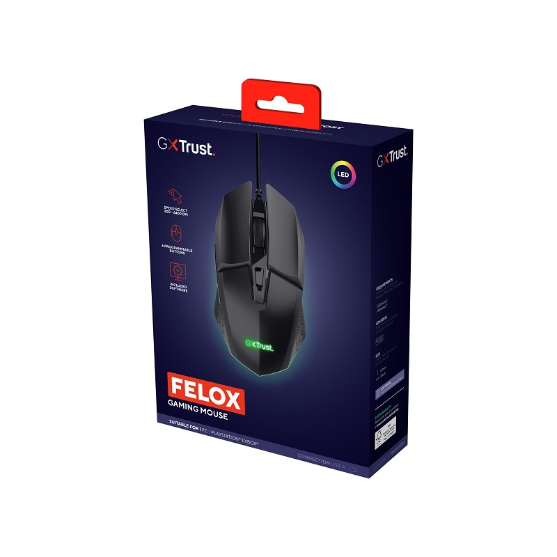Trust Felox Gaming Maus