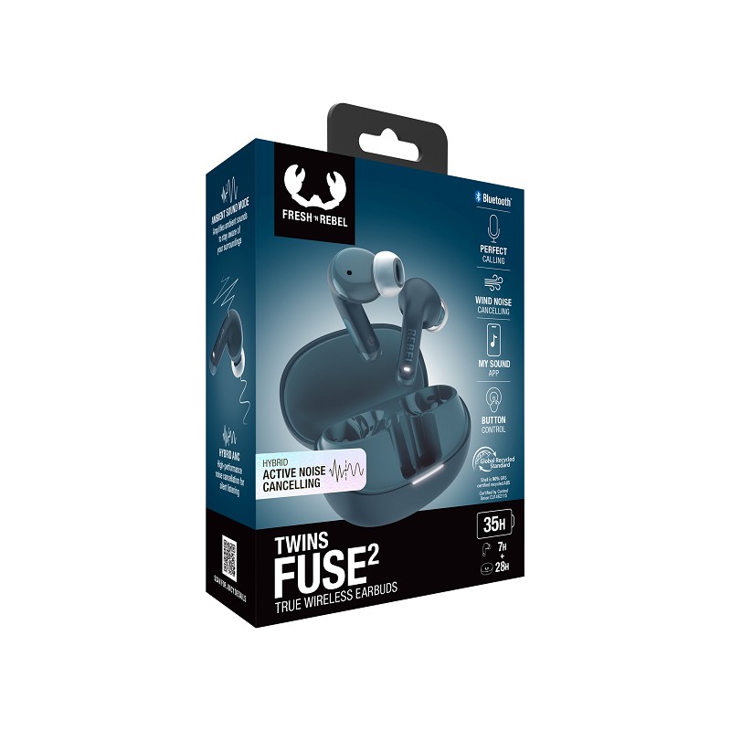 Fresh 'n Rebel Twins Fuse 2 ANC In-Ear Kopfhörer blue