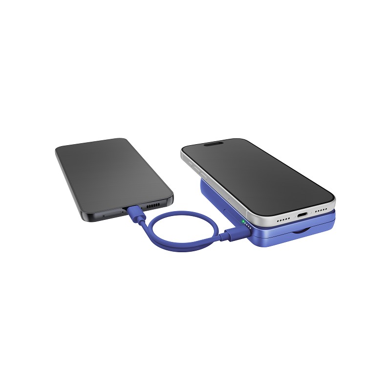 Fresh 'n Rebel Magnetic Wireless Powerbank 10000 mAh blau