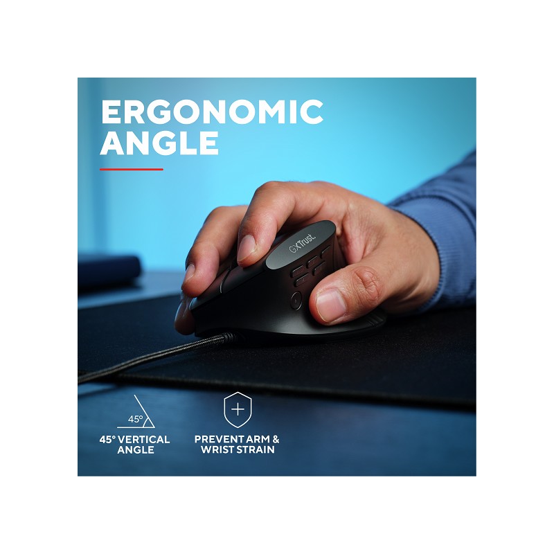 Trust Rexxa ergonomic Maus (GXT145)