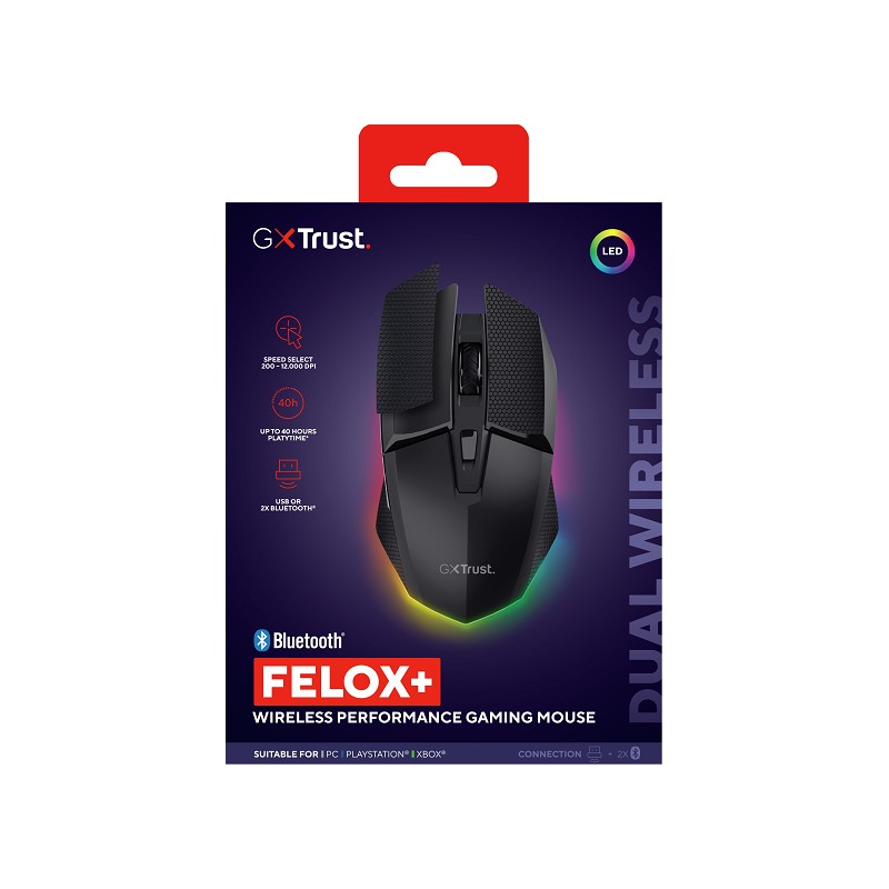 Trust GXT122 Felox+ Dual Maus (wireless)