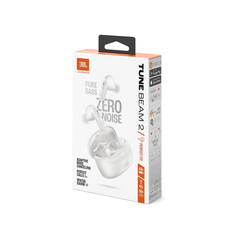 JBL Tune Beam 2 weiss In-Ear Kopfhörer