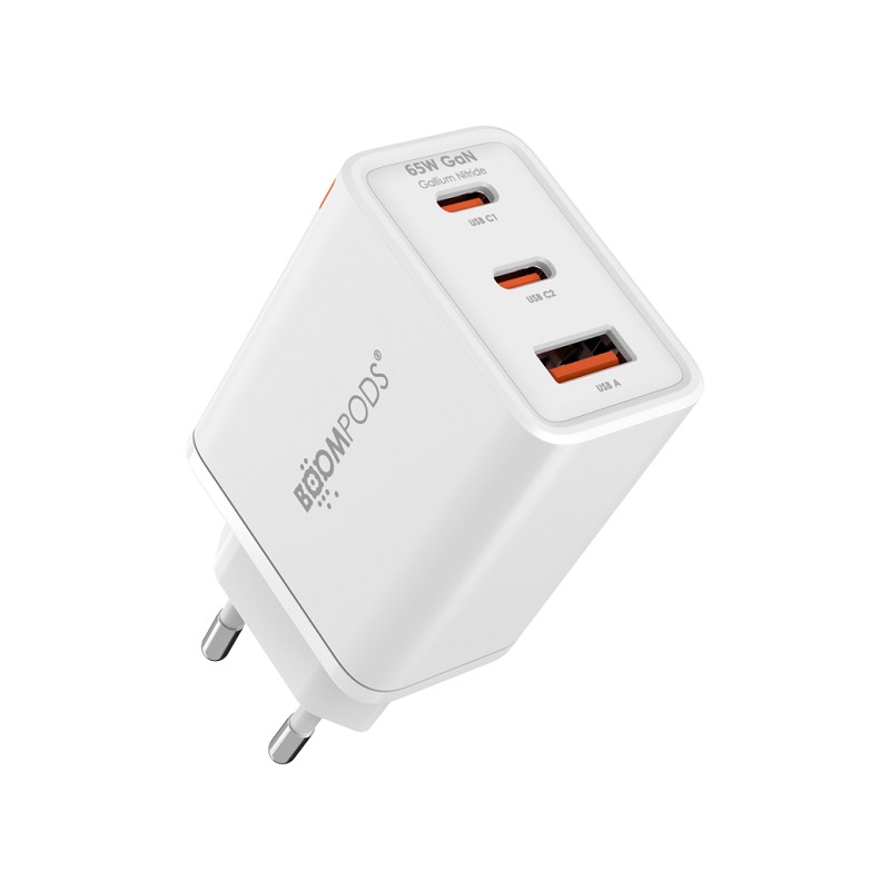 Boompods Ladegerät 65W weiss